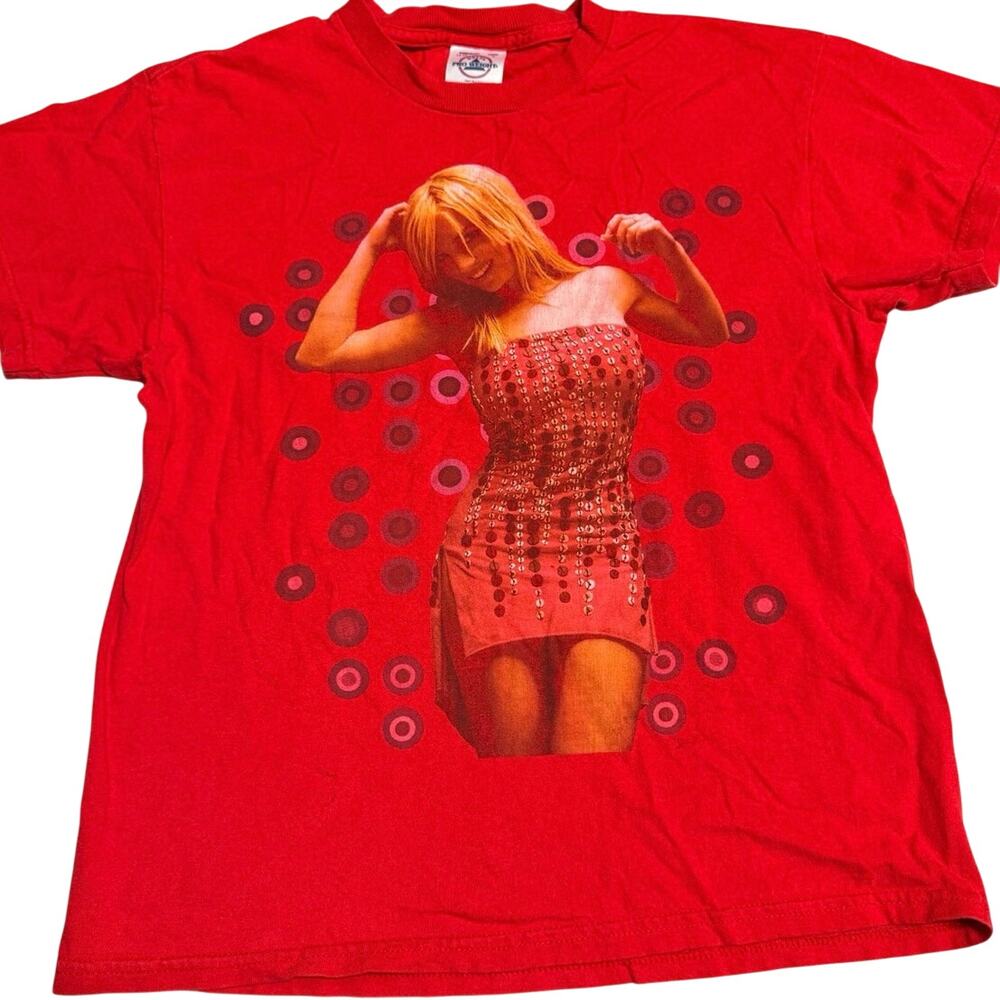 Vintage 2002 Britney Spears Dream Within A Dream Tour T Shirt Size YOUTH L 14/16